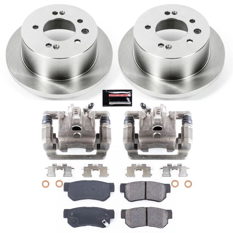 PSB Autospecialty Kit w/Cals - Power Stop 07-10 Hyundai Elantra Rear Autospecialty Brake Kit w/Calipers