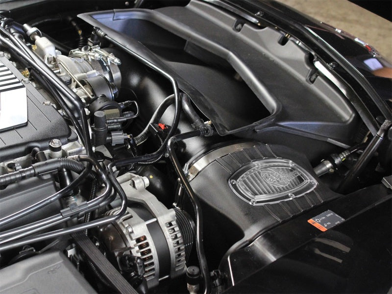 AFE Momentum Cold Air Intakes - aFe Momentum Pro DRY S Cold Air Intake System 15-17 Chevy Corvette Z06 (C7) V8-6.2L (sc)