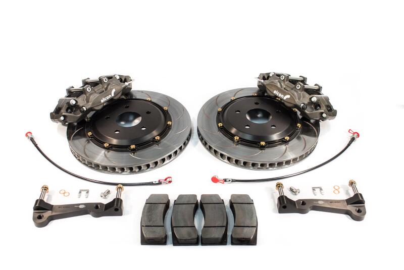 ALC Front Brake Kits - Alcon Chevrolet Camaro Gen 6 6 Piston 380x36mm Front Street Kit - Anodized