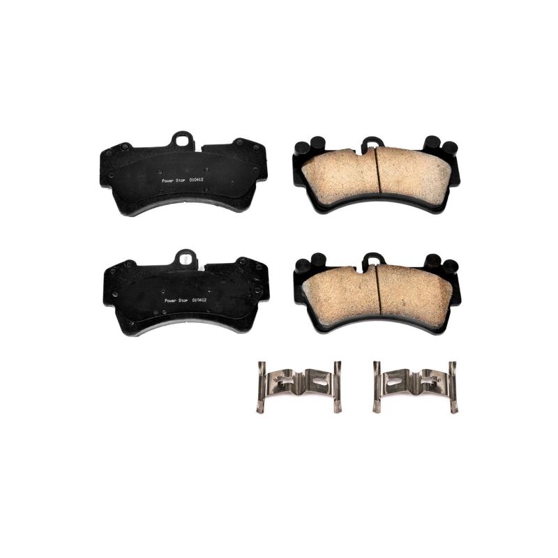 PSB Z17 Evolution Brake Pads - Power Stop 07-15 Audi Q7 Front Z17 Evolution Ceramic Brake Pads w/Hardware
