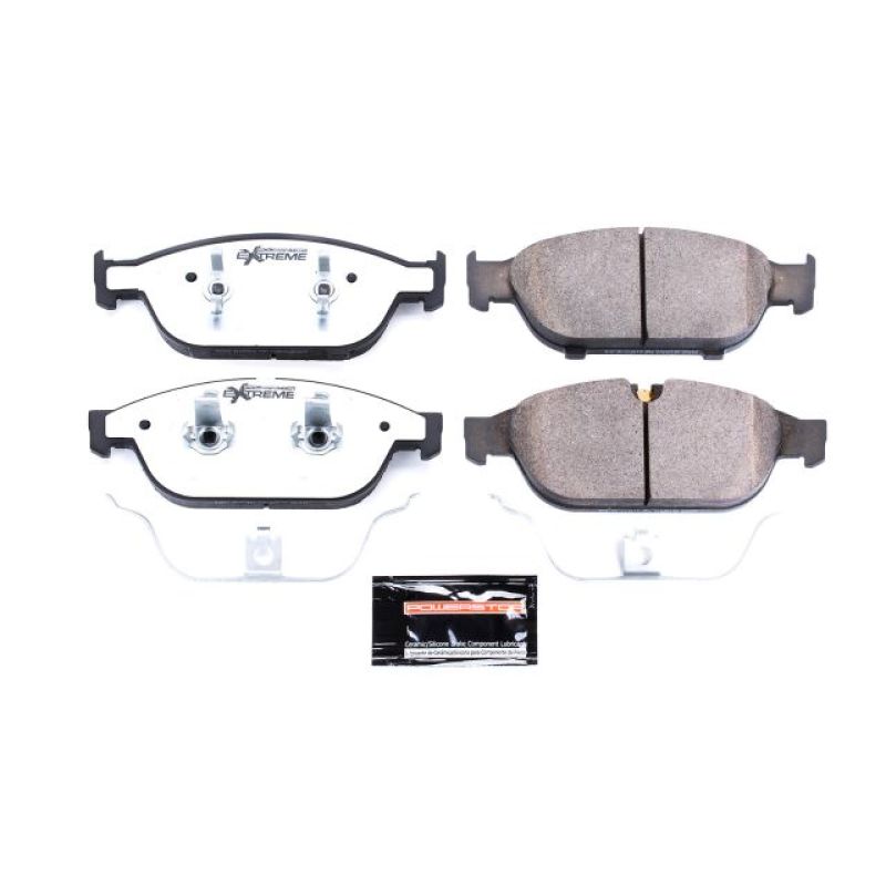 PSB Z26 Extreme Brake Pads - Power Stop 16-18 Audi A6 Front Z26 Extreme Street Brake Pads w/Hardware