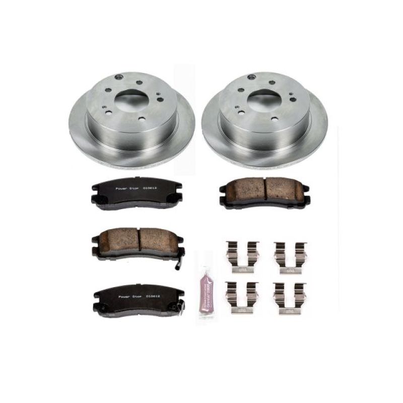 PSB Autospecialty Kit - Power Stop 06-12 Mitsubishi Eclipse Rear Autospecialty Brake Kit