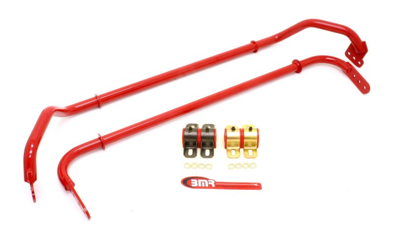 BMR Sway Bar Kits - BMR 10-11 5th Gen Camaro Front & Rear Sway Bar Kit w/ Bushings - Red