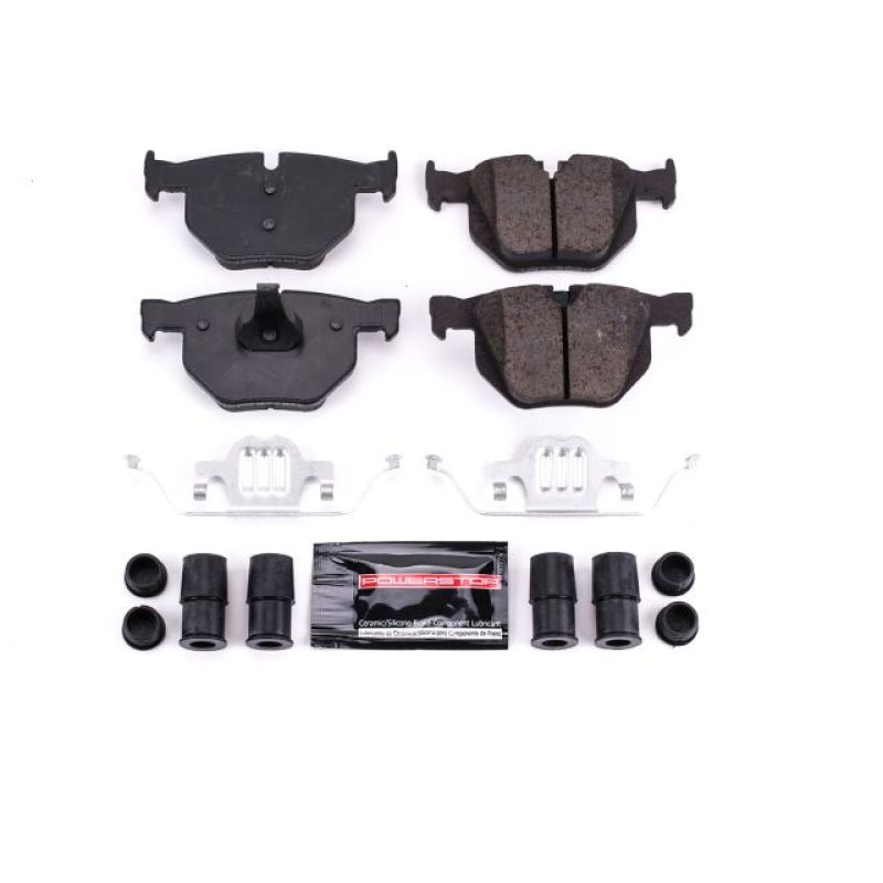 PSB Z23 Evolution Brake Pads - Power Stop 07-18 BMW X5 Rear Z23 Evolution Sport Brake Pads w/Hardware