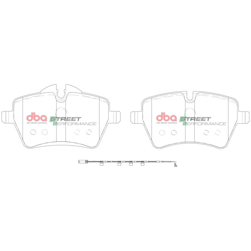 DBA SP Performance Brake Pads - DBA 06-16 Mini Cooper (w/JCW Brakes/12mm Lugs/294mm Rotor) Front SP Performance Brake Pads