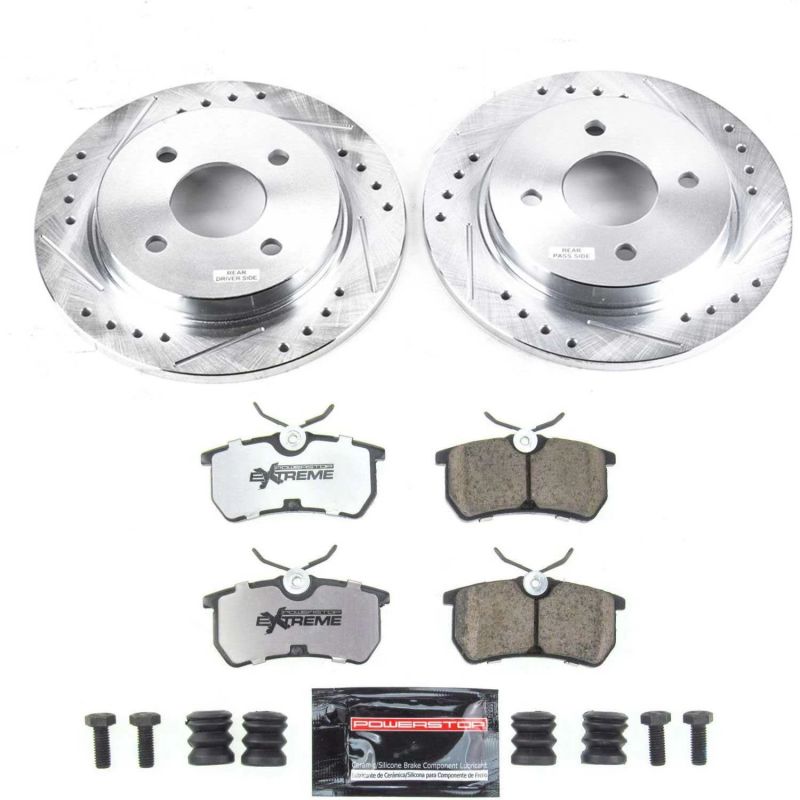 PSB Z26 Street Warrior Kit - Power Stop 14-19 Ford Fiesta Rear Z26 Street Warrior Brake Kit