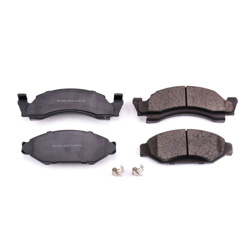 PSB Z17 Evolution Brake Pads - Power Stop 1974 American Motors Ambassador Front Z17 Evo Ceramic Brake Pad w/Hardware
