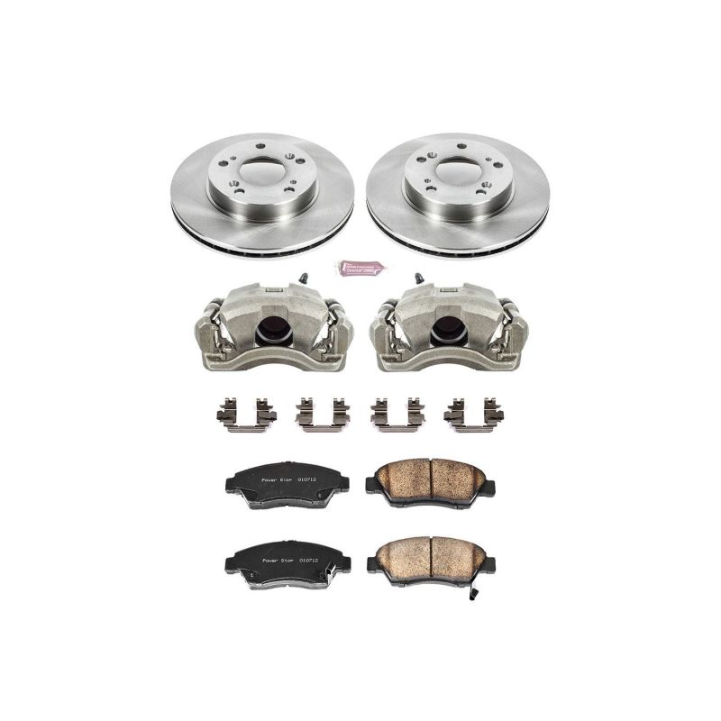 PSB Autospecialty Kit w/Cals - Power Stop 02-06 Acura RSX Front Autospecialty Brake Kit w/Calipers