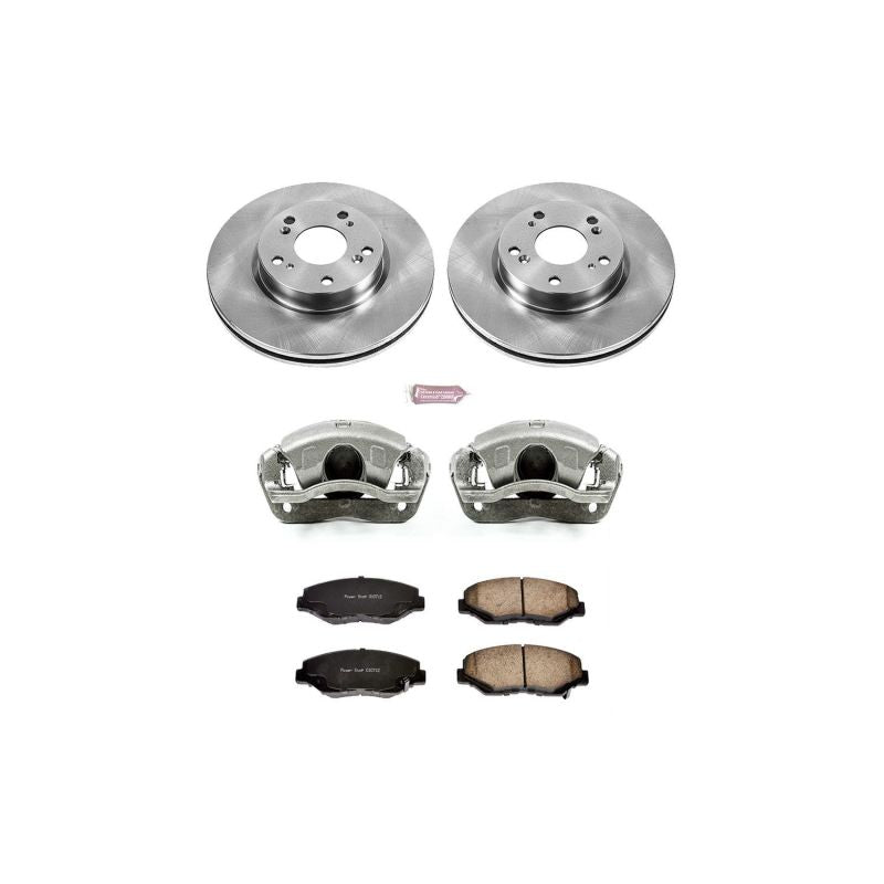 PSB Autospecialty Kit w/Cals - Power Stop 2013 Acura ILX Front Autospecialty Brake Kit w/Calipers
