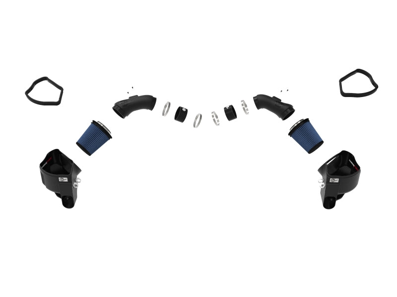 AFE Magnum FORCE Stage-2 Cold Air Intakes - aFe POWER Magnum FORCE Stage-2 Pro 5R Cold Air Intake System 12-19 BMW M5 (F10) / M6 (F12/13)