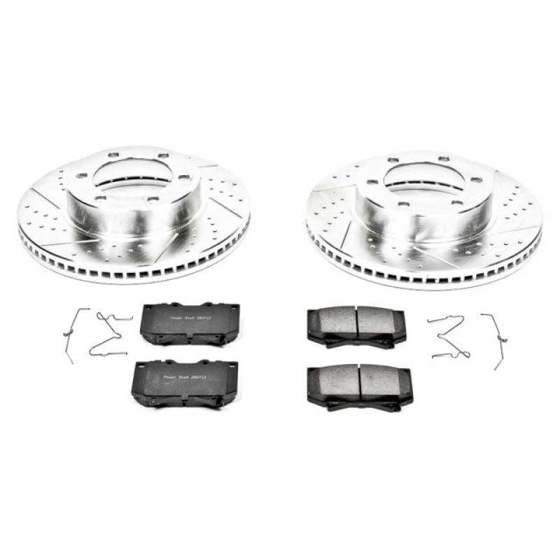 PSB Z23 Evolution Kit - Power Stop 01-02 Toyota Sequoia Front Z23 Evolution Sport Brake Kit