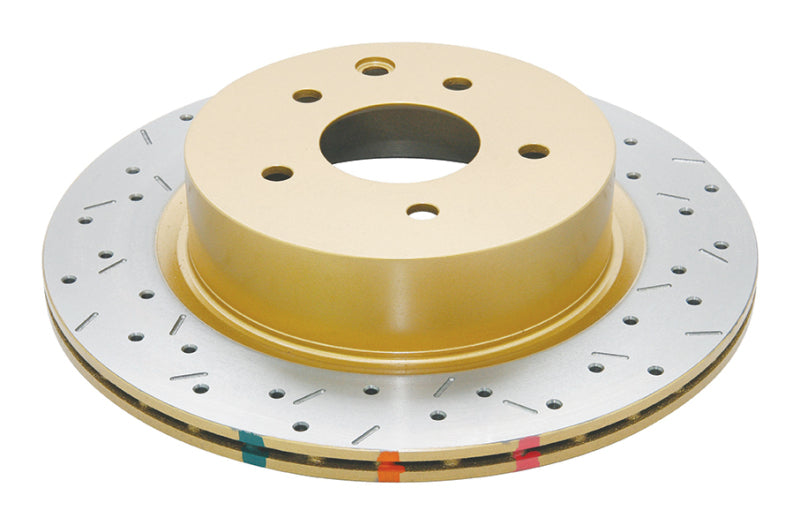 DBA 4000 Slot&Drill Rotors - DBA 06-07 350Z / 05-07 G35 / 06-07 G35X Rear Drilled & Slotted 4000 Series Rotor