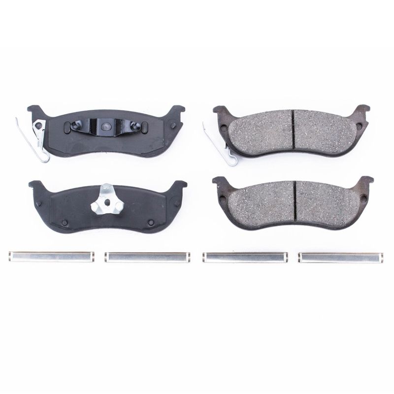 PSB Z17 Evolution Brake Pads - Power Stop 04-08 Chrysler Pacifica Rear Z17 Evolution Ceramic Brake Pads w/Hardware