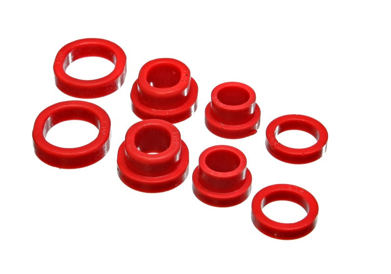 ES Subframe Bushings - Red - Energy Suspension 95-03 Nissan Maxima Red Motor Subframe Bushing Set - front lower (Must reuse all m
