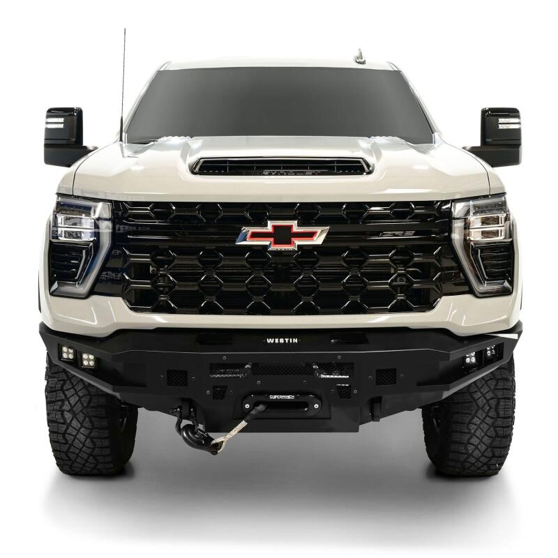 WES Pro-Series Bumpers - Westin 2024+ Chevrolet Silverado 2500/3500 Pro-Series Front Bumper - Textured Black