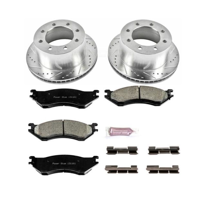 PSB Z23 Evolution Kit - Power Stop 01-02 Dodge Ram 2500 Rear Z23 Evolution Sport Brake Kit