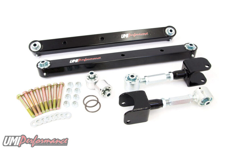 UMI Lower Control Arms - UMI Performance 65-67 GM A-Body Pro-Touring Rear Suspension Kit - Black