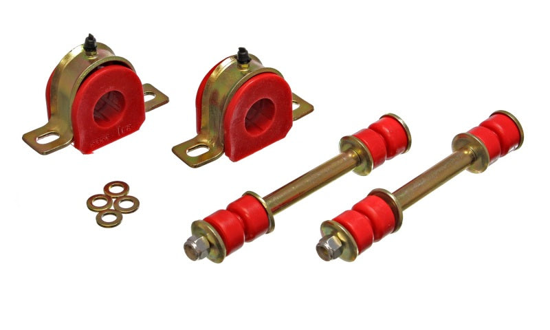 ES Sway Bar Bushings - Red - Energy Suspension 82-04 GM Blazer / S-10/15 Pickup Red Front Sway Bar Bushing Set (End Links Inc)