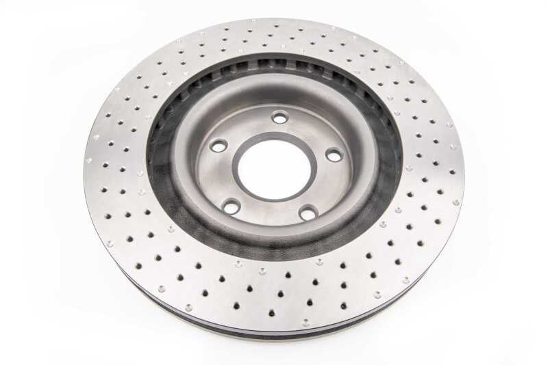 DBA 4000 Series Drilled Rotors - DBA 05-13 Chevrolet Corvette Front 4000 Series Cross Drilled Rotor