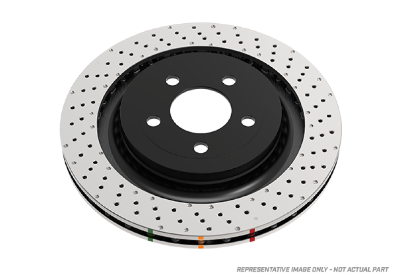 DBA 4000 Series Drilled Rotors - DBA 11-13 BMW 1 Series M Rear 4000 Series Drilled Rotors
