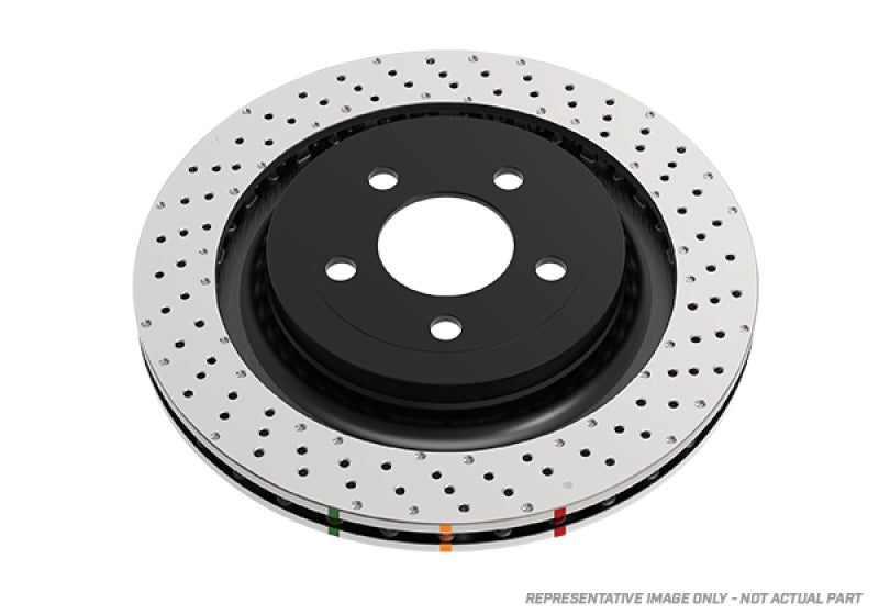 DBA 4000 Series Drilled Rotors - DBA 11-18 Porsche Cayenne (360mm Front Iron Rotor) Front 4000 Series Cross Drilled Rotor