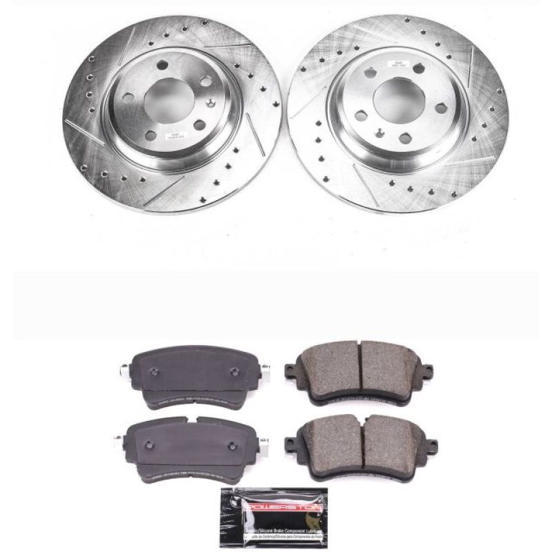 PSB Z23 Evolution Kit - Power Stop 2019 Audi A4 Rear Z23 Evolution Sport Brake Kit
