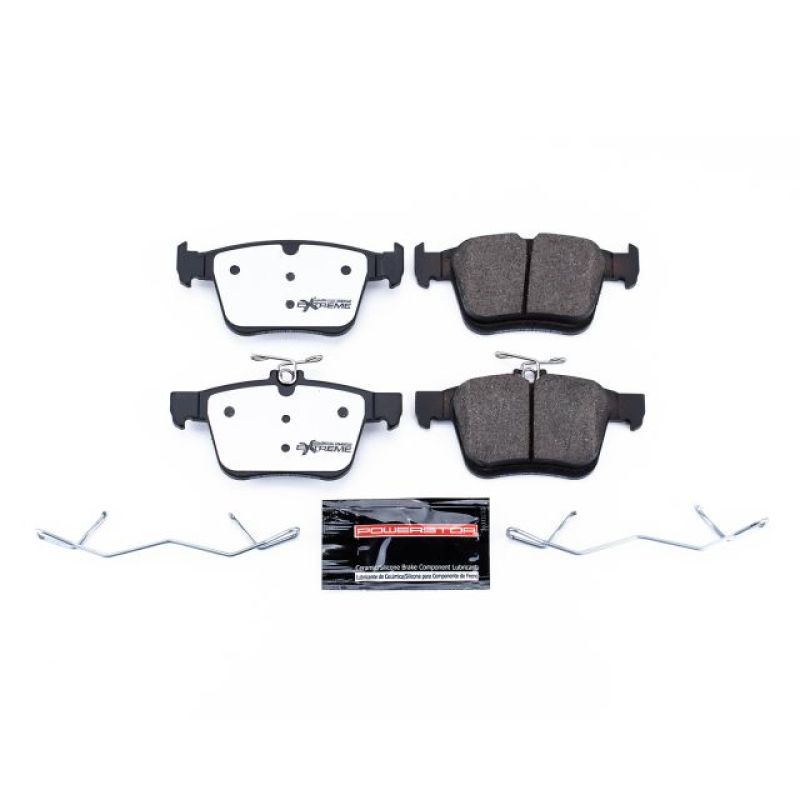 PSB Z26 Extreme Brake Pads - Power Stop 15-19 Audi A3 Rear Z26 Extreme Street Brake Pads w/Hardware