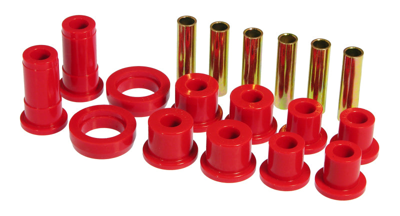 PRO Spring/Shackle Bush- Red - Prothane 91-94 Ford Explorer 2/4wd Rear Spring & Shackle Bushings - Red