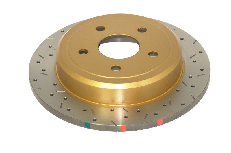 DBA 4000 Slot&Drill Rotors - DBA 04-08 Infiniti QX56 / 04-05 Armada / 04-3/04 Titan Rear Drilled & Slotted 4000 Series Rotor