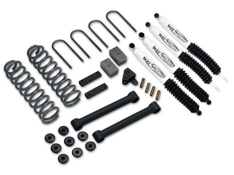 TUF Lift Kits - Tuff Country 87-01 Jeep Cherokee 4x4 3.5in Lift Kit EZ-Ride (No Shocks)