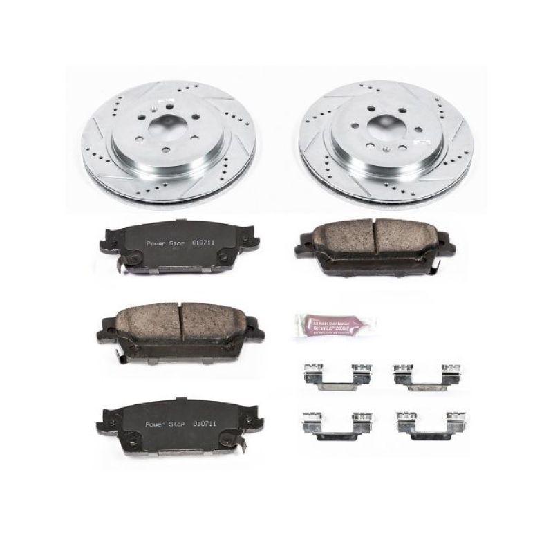 PSB Z23 Evolution Kit - Power Stop 04-09 Cadillac SRX Rear Z23 Evolution Sport Brake Kit