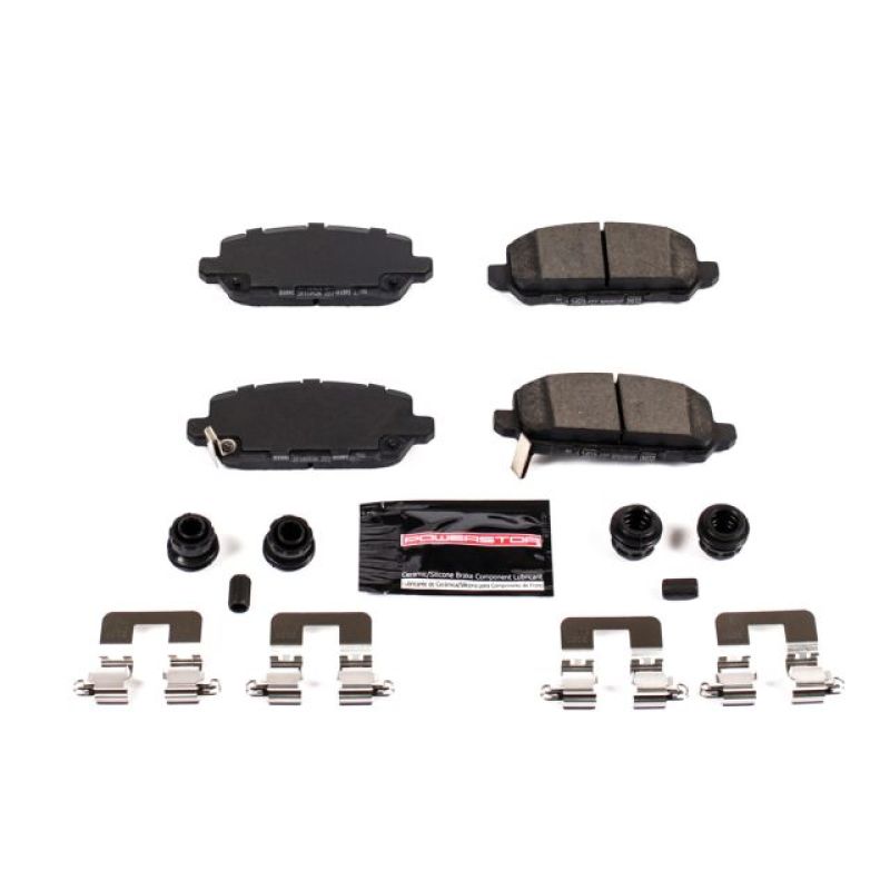 PSB Z23 Evolution Brake Pads - Power Stop 2016 Honda CR-Z Rear Z23 Evolution Sport Brake Pads w/Hardware