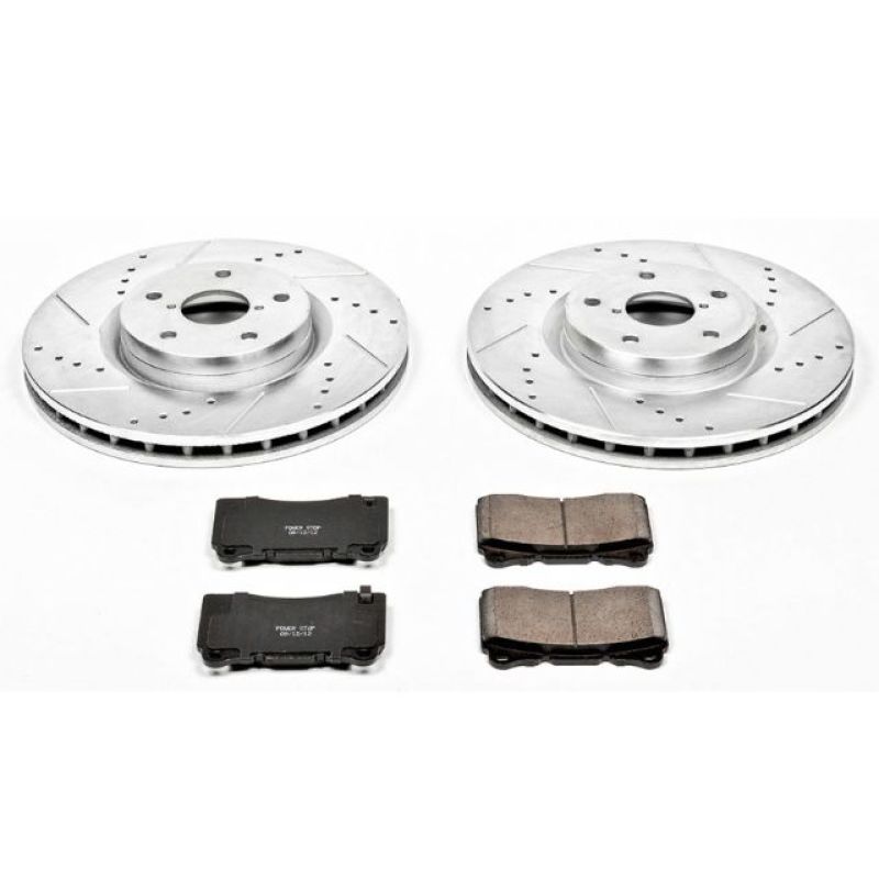 PSB Z23 Evolution Kit - Power Stop 05-14 Subaru Impreza Front Z23 Evolution Sport Brake Kit