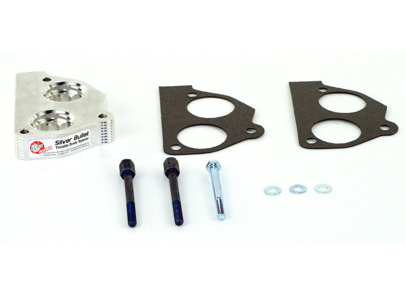 AFE Silver Bullet TBS CARB Approved - aFe Silver Bullet Throttle Body Spacers TBS GM C/K 1500/2500/3500 87-95 V6-4.3L V8-5.0/5.7L