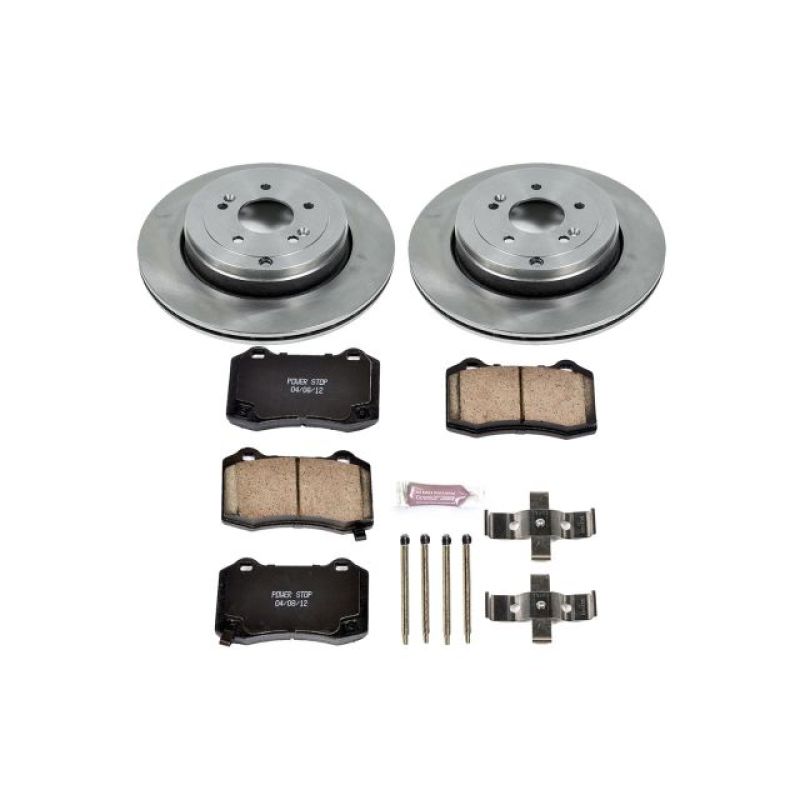 PSB Autospecialty Kit - Power Stop 10-16 Hyundai Genesis Coupe Rear Autospecialty Brake Kit