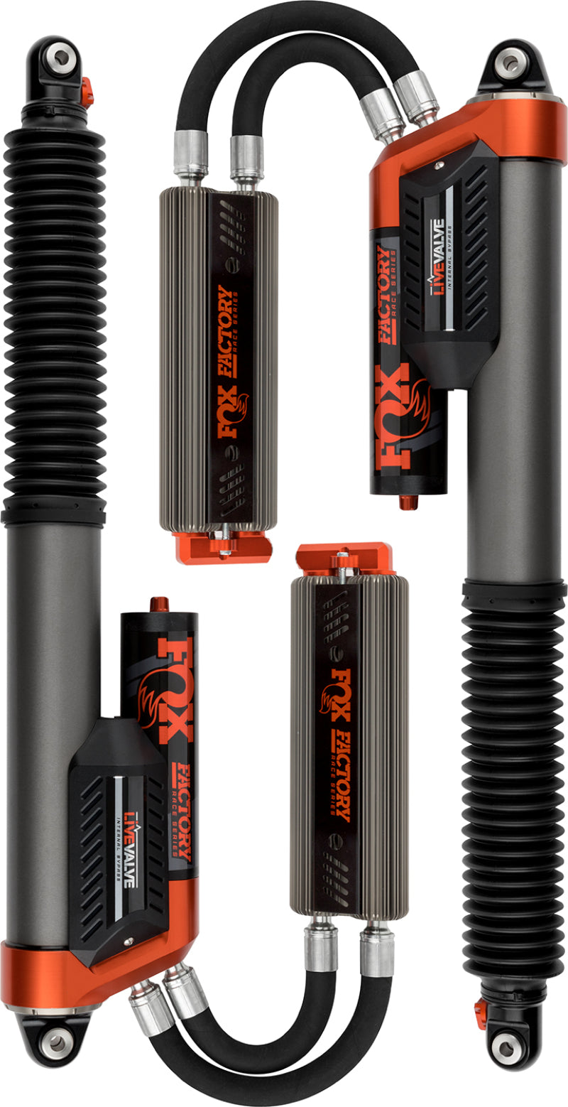FOX 3.0 Factory Bypass Shock - Fox Ford Raptor 3.0 Factory Series 12.3in External QAB P/B External Cooler Shock Set