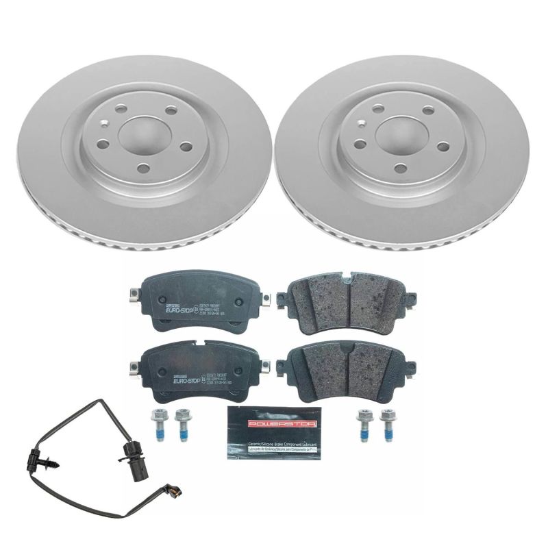 PSB Euro-Stop Kit - Power Stop 17-19 Audi A4 Rear Euro-Stop Brake Kit