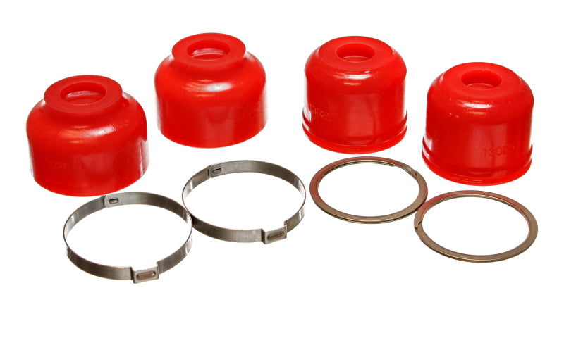 ES Dust Boots - Red - Energy Suspension 94-06 Hummer H1 Red Front or Rear Ball Joint Boot Set