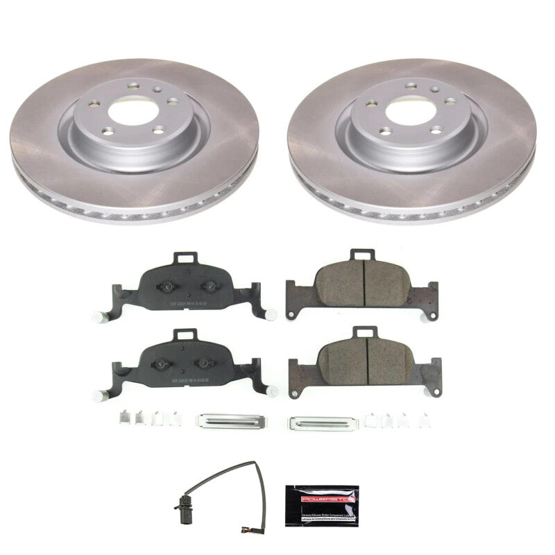 PSB Semi-Coated Rotor Kits - Power Stop 2018 Audi Q5 Front Semi-Coated Rotor Kit