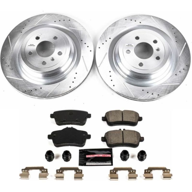 PSB Z23 Evolution Kit - Power Stop 17-18 Mercedes-Benz GLS450 Rear Z23 Evolution Sport Brake Kit