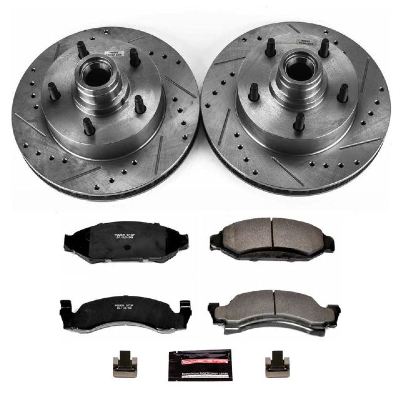 PSB Z23 Evolution Kit - Power Stop 87-93 Ford E-150 Front Z23 Evolution Sport Brake Kit