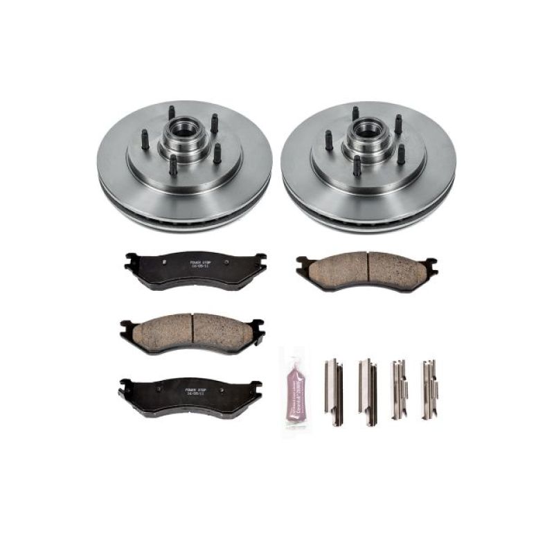 PSB Autospecialty Kit - Power Stop 97-00 Ford Expedition Front Autospecialty Brake Kit