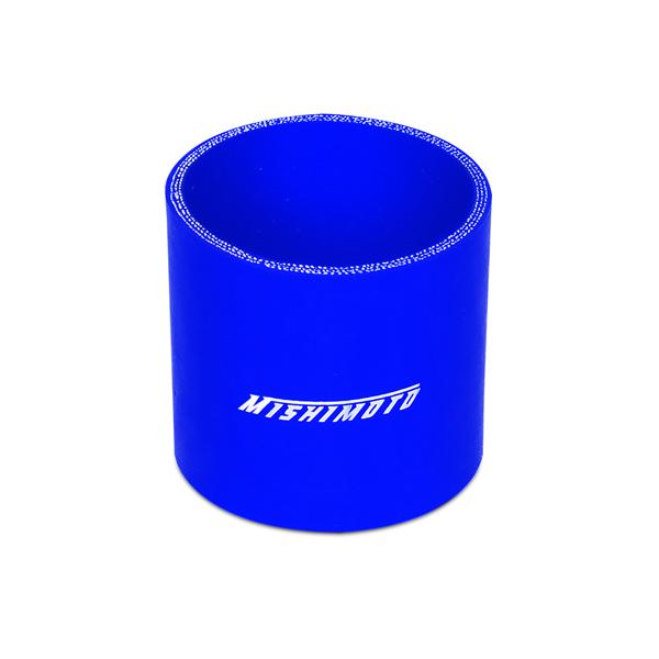 MM Couplers - Straight - Mishimoto 2.5 Inch Blue Straight Coupler