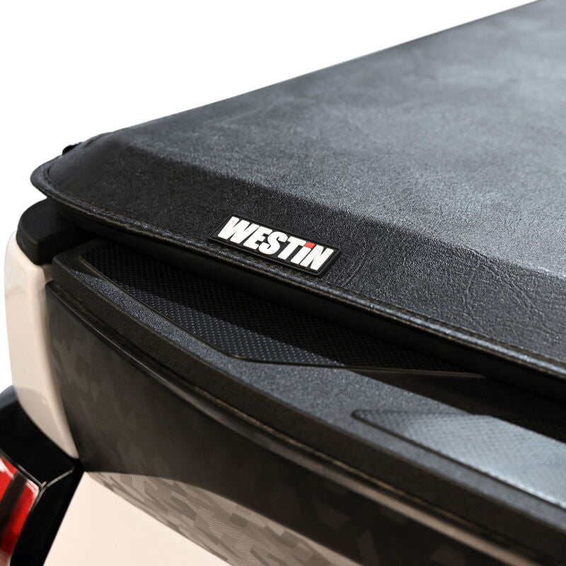 WES Soft Roll Tonneau Covers - Westin 22-24 Toyota Tundra 5.5ft. Bed Soft Roll Tonneau Cover - Black