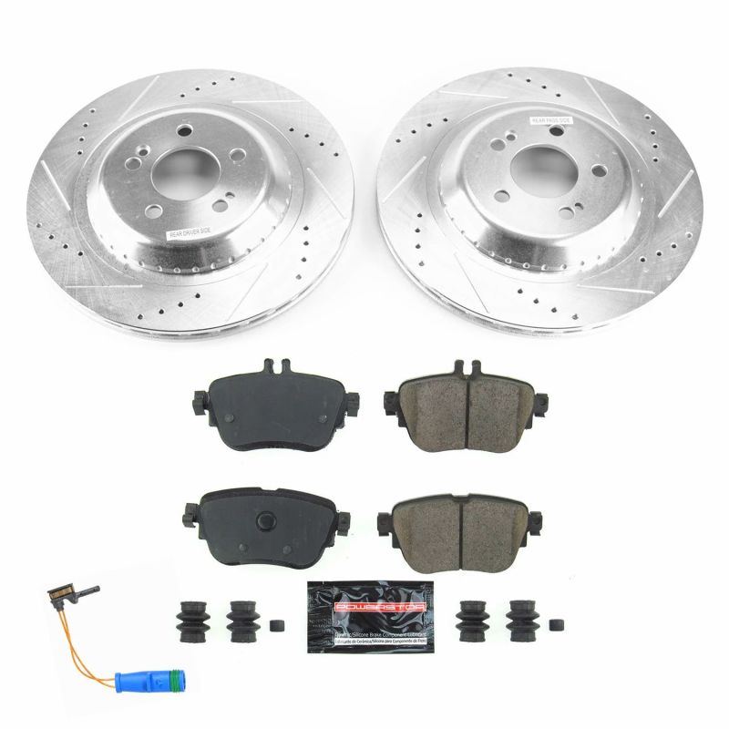PSB Z23 Evolution Kit - Power Stop 17-18 Mercedes-Benz E300 Rear Z23 Evolution Sport Brake Kit