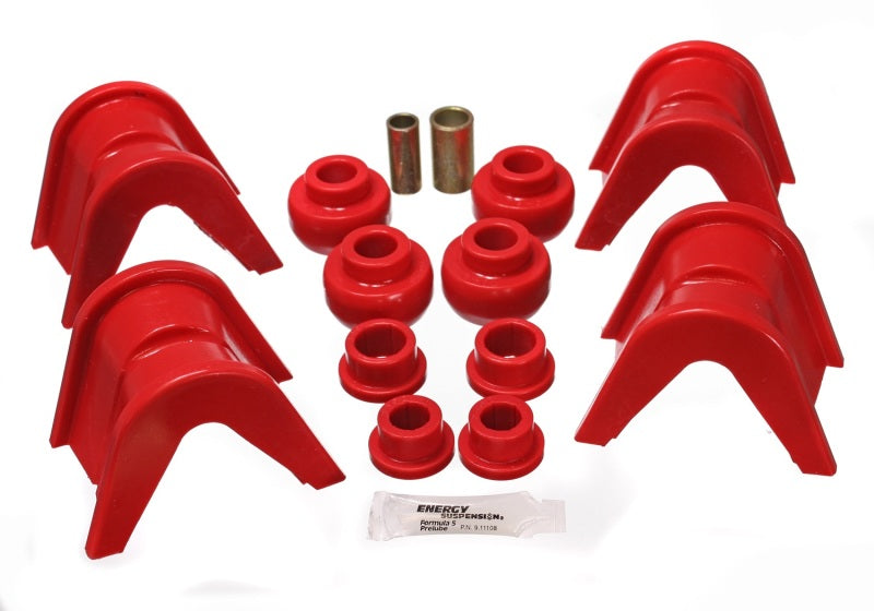 ES C-Bushings - Red - Energy Suspension Ford C-Bush 2 Deg. - Red
