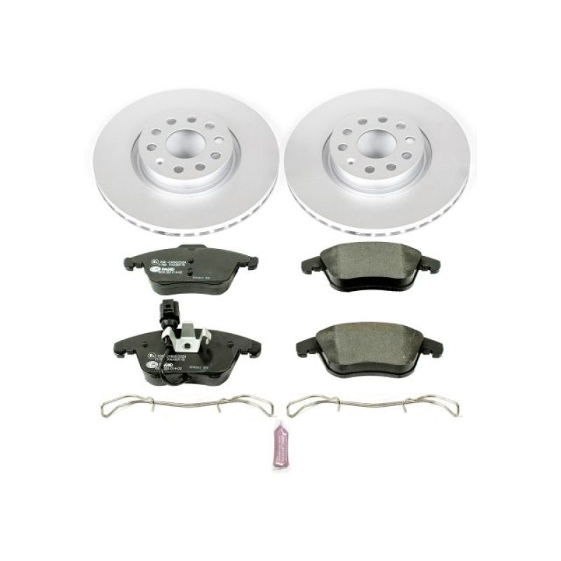 PSB Euro-Stop Kit - Power Stop 15-18 Audi Q3 Front Euro-Stop Brake Kit