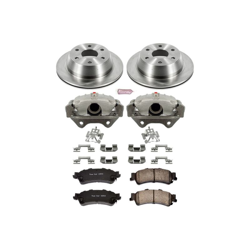 PSB Autospecialty Kit w/Cals - Power Stop 03-06 Chevrolet Silverado 1500 Rear Autospecialty Brake Kit w/Calipers