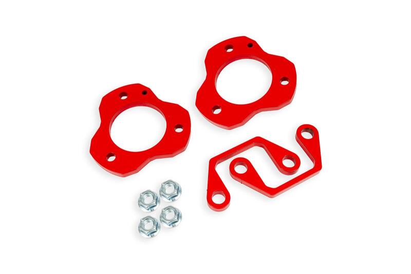 BMR Shock Bushing Kits - BMR 21-25 Ford Bronco (Exc. Bronco Sport) 1in Leveling Kit - Red