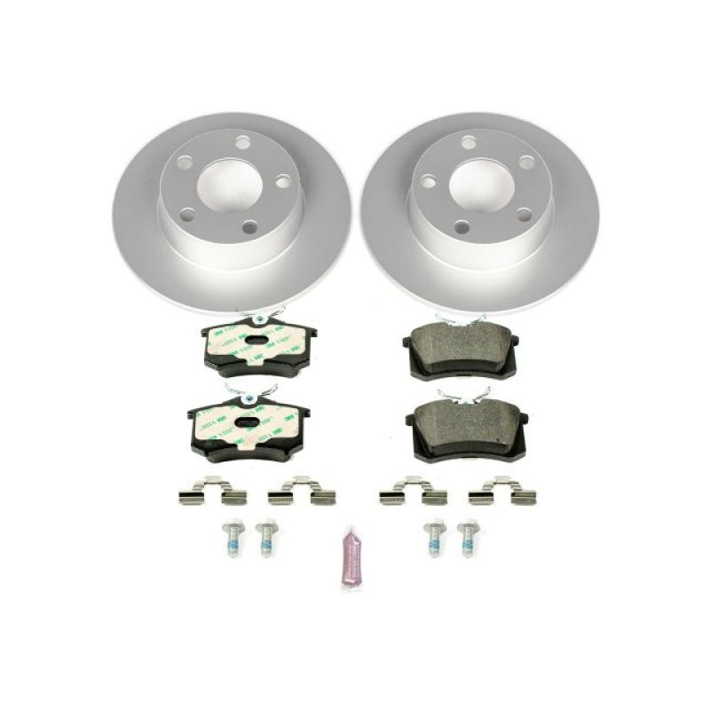 PSB Euro-Stop Kit - Power Stop 99-04 Audi A6 Quattro Rear Euro-Stop Brake Kit